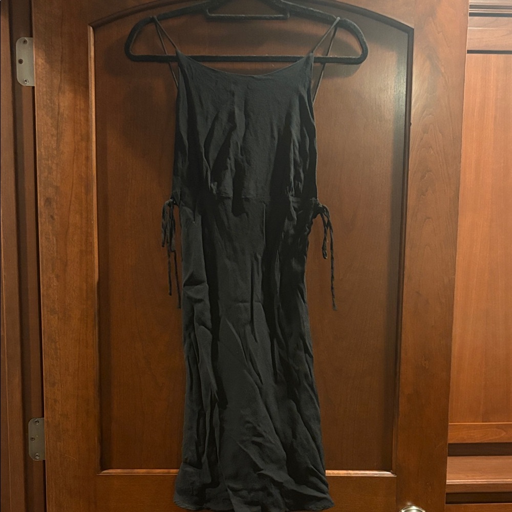 Chic Black Backless Dress